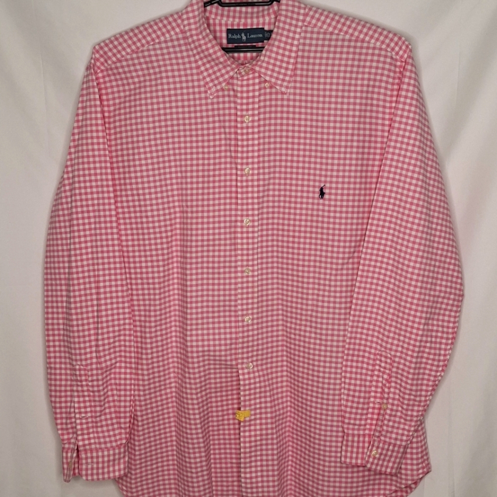 Ralph Lauren Button Down Size 3XLT Custom Fit